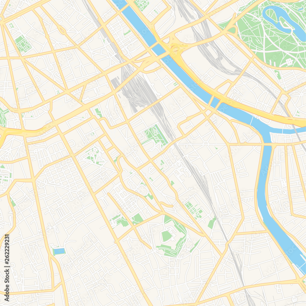 Ivry-sur-Seine, France printable map Ivry-sur-Seine, France printable map