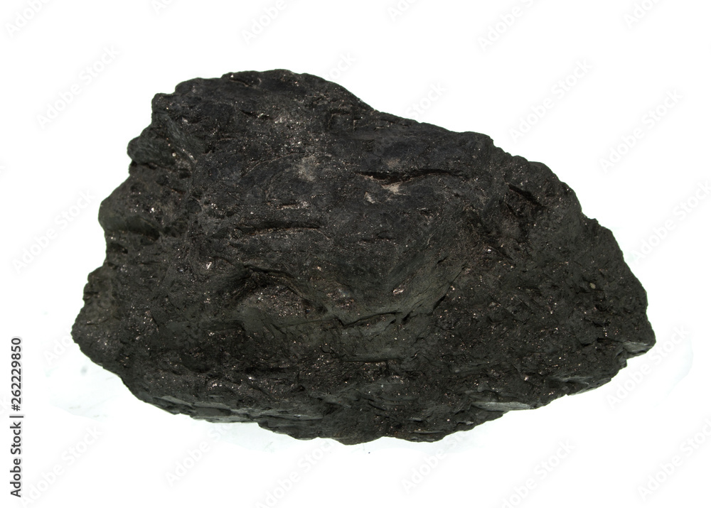 Obraz premium coal isolated on white background