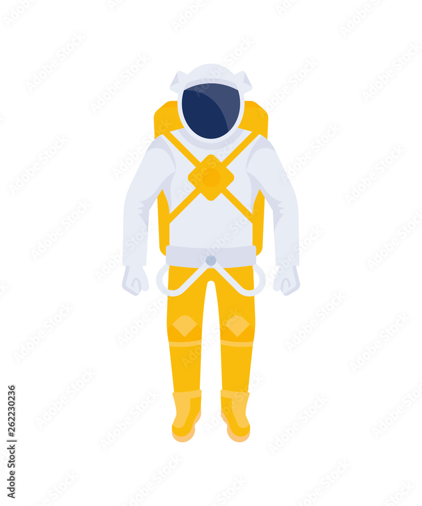 Illustration of an Astronaut Spacesuit Illustration of an Astronaut Spacesuit