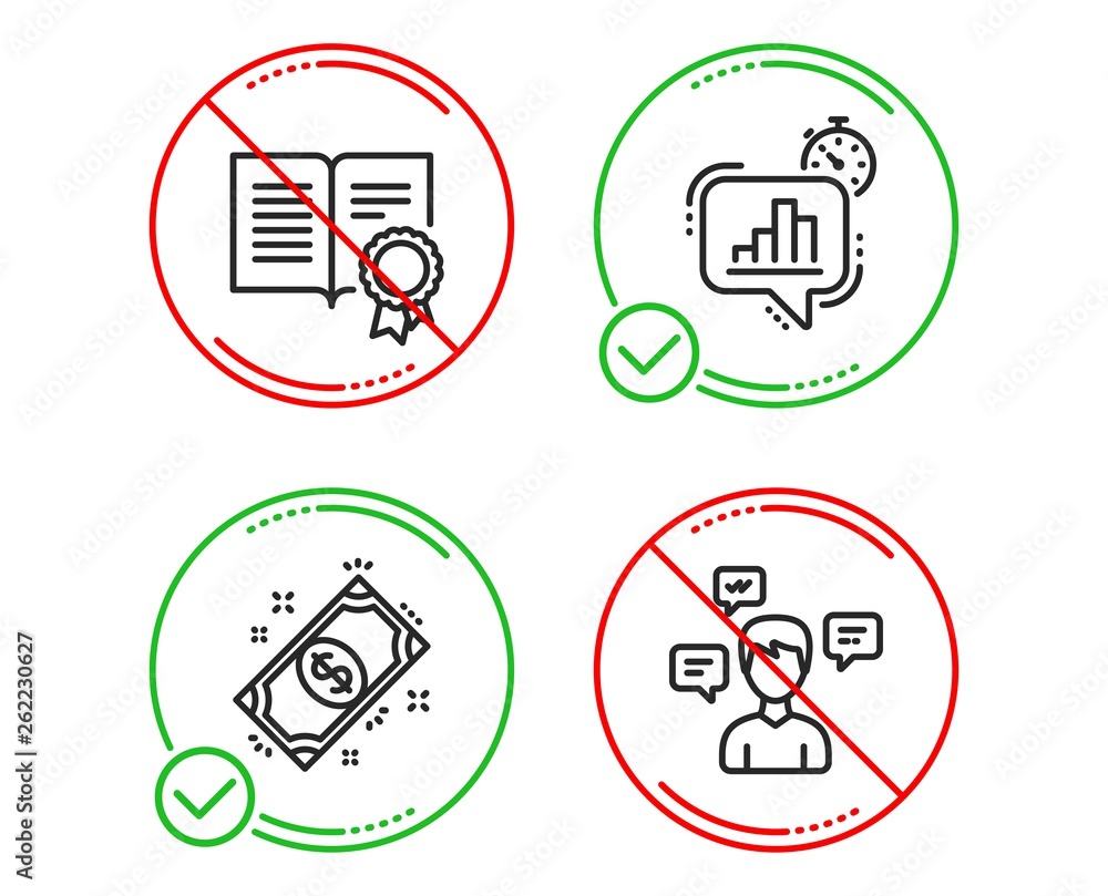 Do or Stop. Diploma, Statistics timer and Payment icons simple set. Conversation messages sign. Document with badge, Growth chart, Finance. Communication. Education set. Line diploma do icon. Vector Do or Stop. Diploma, Statistics timer and Payment icons simple set. Conversation messages sign. Document with badge, Growth chart, Finance. Communication. Education set. Line diploma do icon. Vector