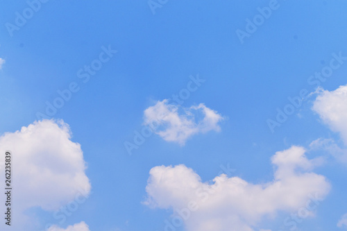 blue sky with clouds