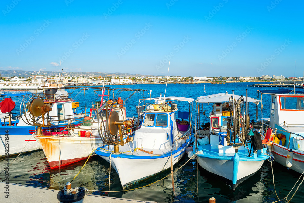Fishing boats, Paphos harbor, Cyprus
