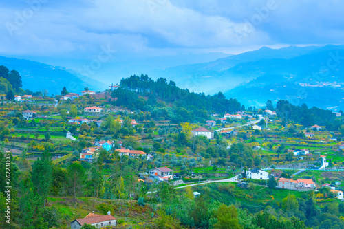 Douro river valley village ...