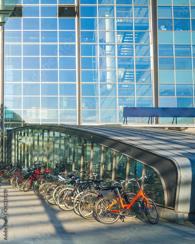 Parking of bicycles, Copenh...