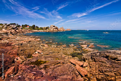 Cote de Granit Rose, Bretagne, Frankreich