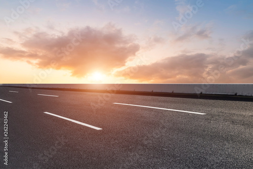 Road and Sky Landscape..