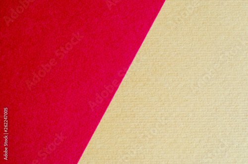 Red and yellow paper texture background.