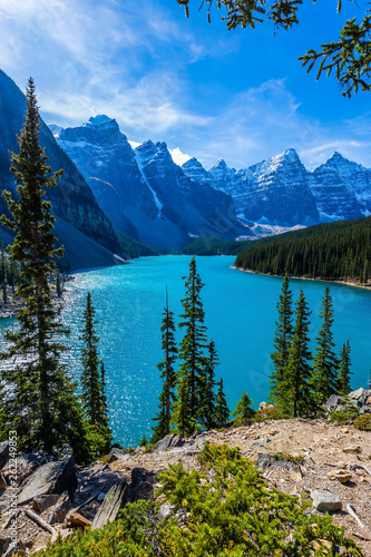 Lake Moiraine in the Valley