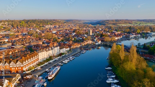 Henley on Thames at Sunrise  Drone