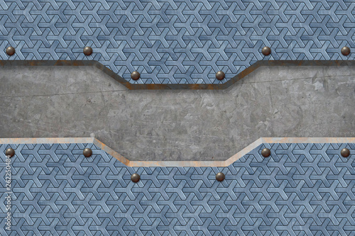 Abstract Metal textured Ind...