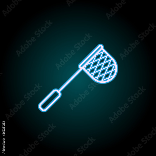 nettle neon icon. Elements of Camping set. Simple icon for websites, web design, mobile app, info graphics