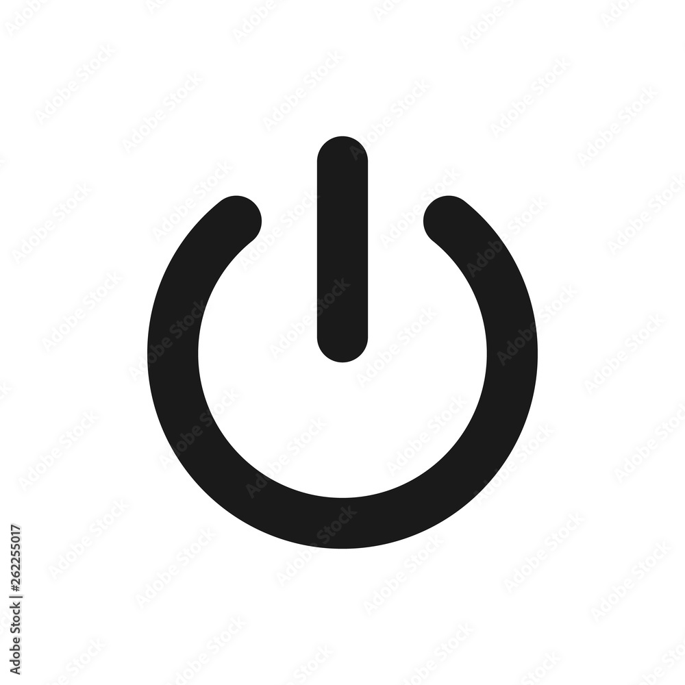 Vecteur Stock Power off icon. Power on icon. On-Off icon vector  illustration | Adobe Stock