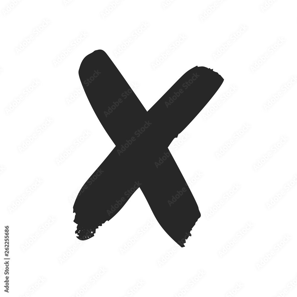 Black Ink Cross. Black Ink Cross.