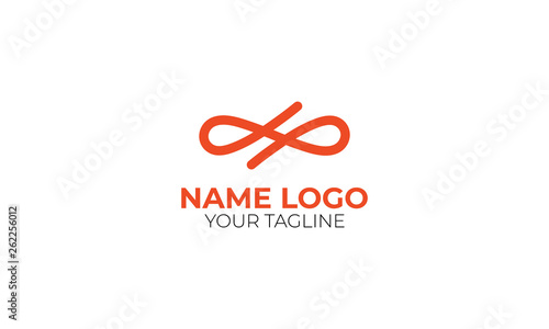 Letter H + Infinity Logo Template