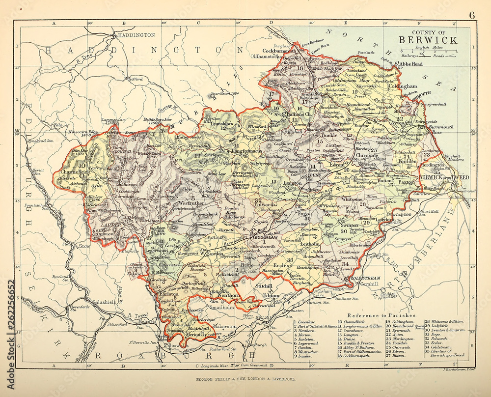 Old map. Scotland