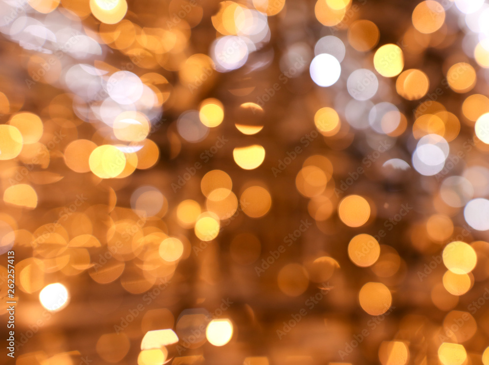 Golden bokeh lights as abstract background Golden bokeh lights as abstract background