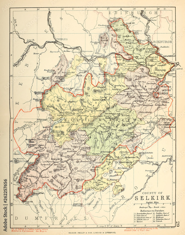 Old map. Scotland