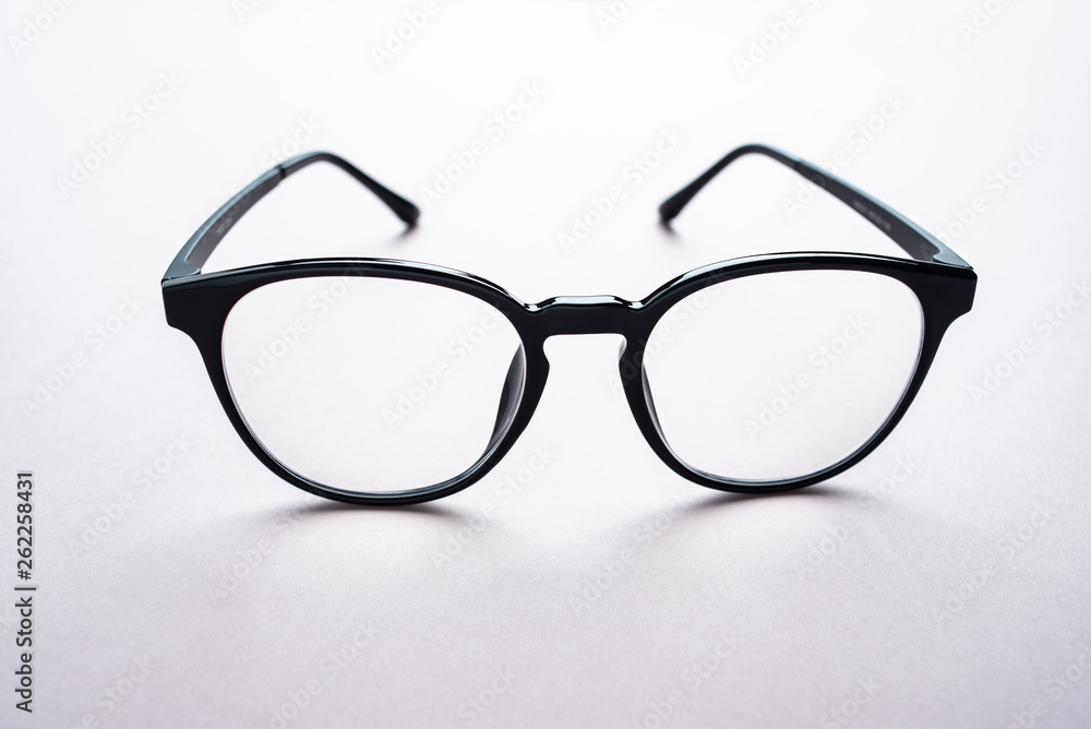 Black glasses still life material Black glasses still life material