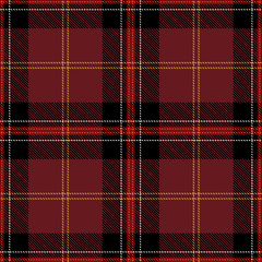 Wandcirkels Bordeaux patronen Schotse tartan ruit klassiek patroon  © vectorchoice