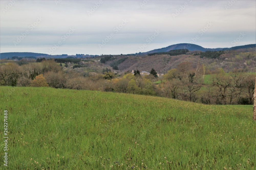 Paysage des monédières.(Corrèze)