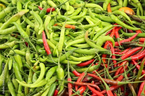 Fresh chilli for cooking at street food © seagames50