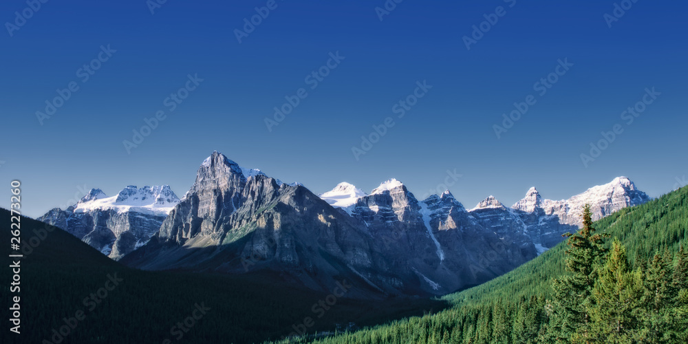 The Bow Range and Valley of the Ten Peaks, Banff National Park, Canada