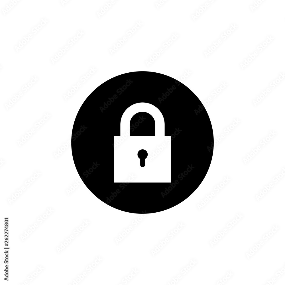 Lock icon vector. Encryption icon. Lock Icon in trendy flat style isolated. Security symbol Lock icon vector. Encryption icon. Lock Icon in trendy flat style isolated. Security symbol