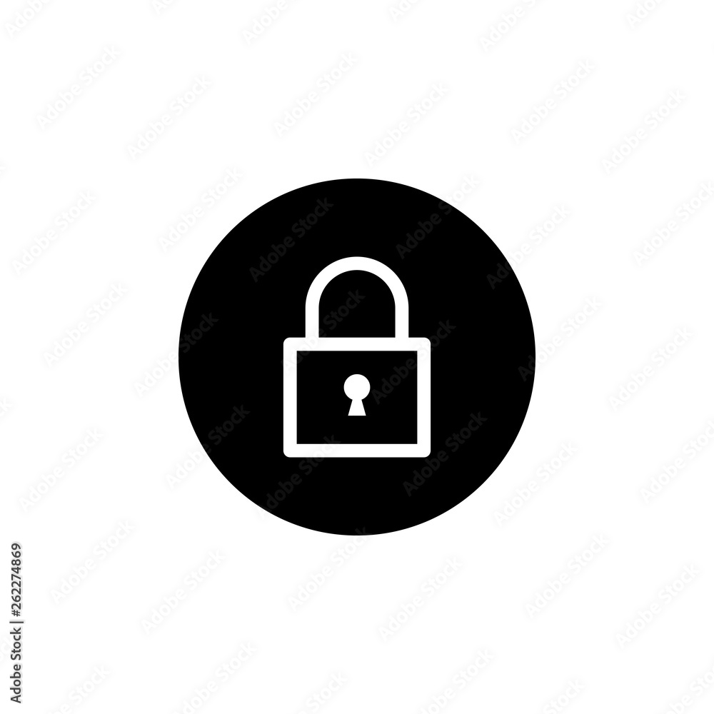Lock icon vector. Encryption icon. Lock Icon in trendy flat style isolated. Security symbol Lock icon vector. Encryption icon. Lock Icon in trendy flat style isolated. Security symbol