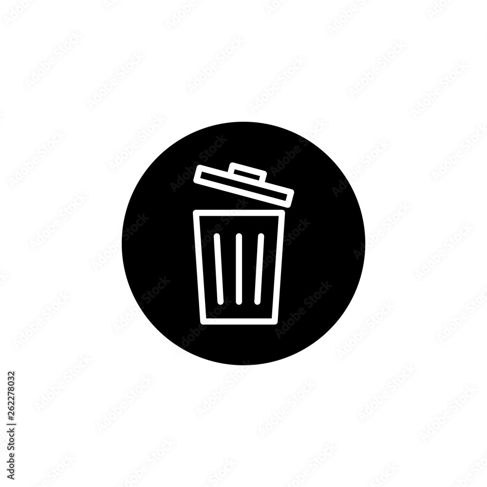Trash icon vector. trash can icon. Delete icon vector Trash icon vector. trash can icon. Delete icon vector