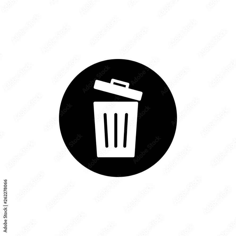Trash icon vector. trash can icon. Delete icon vector Trash icon vector. trash can icon. Delete icon vector