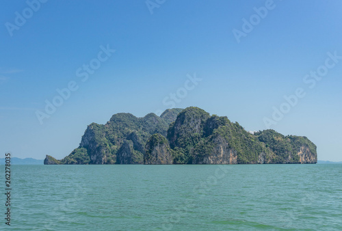 Beautiful Sea and Rocks Landscape in Thailand