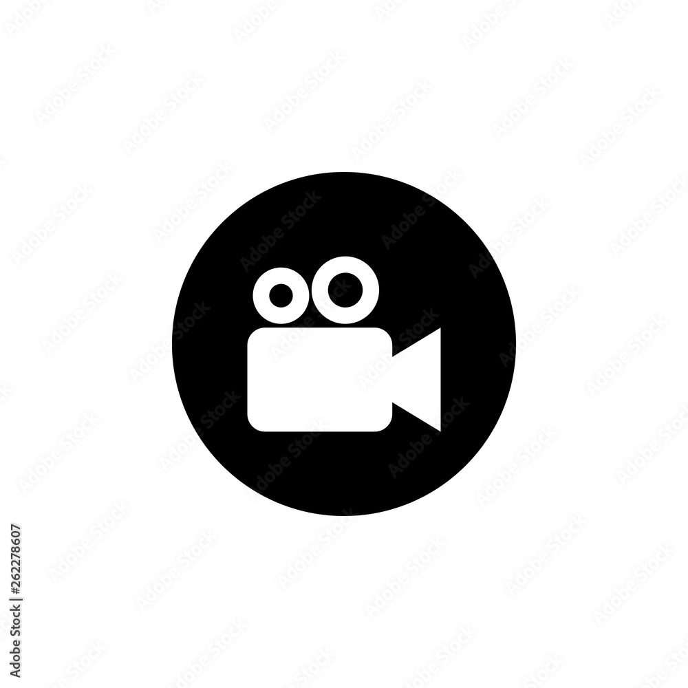 Naklejka premium Video camera icon vector. Video Camera. Camera Icons. Movie Sign. Cinema
