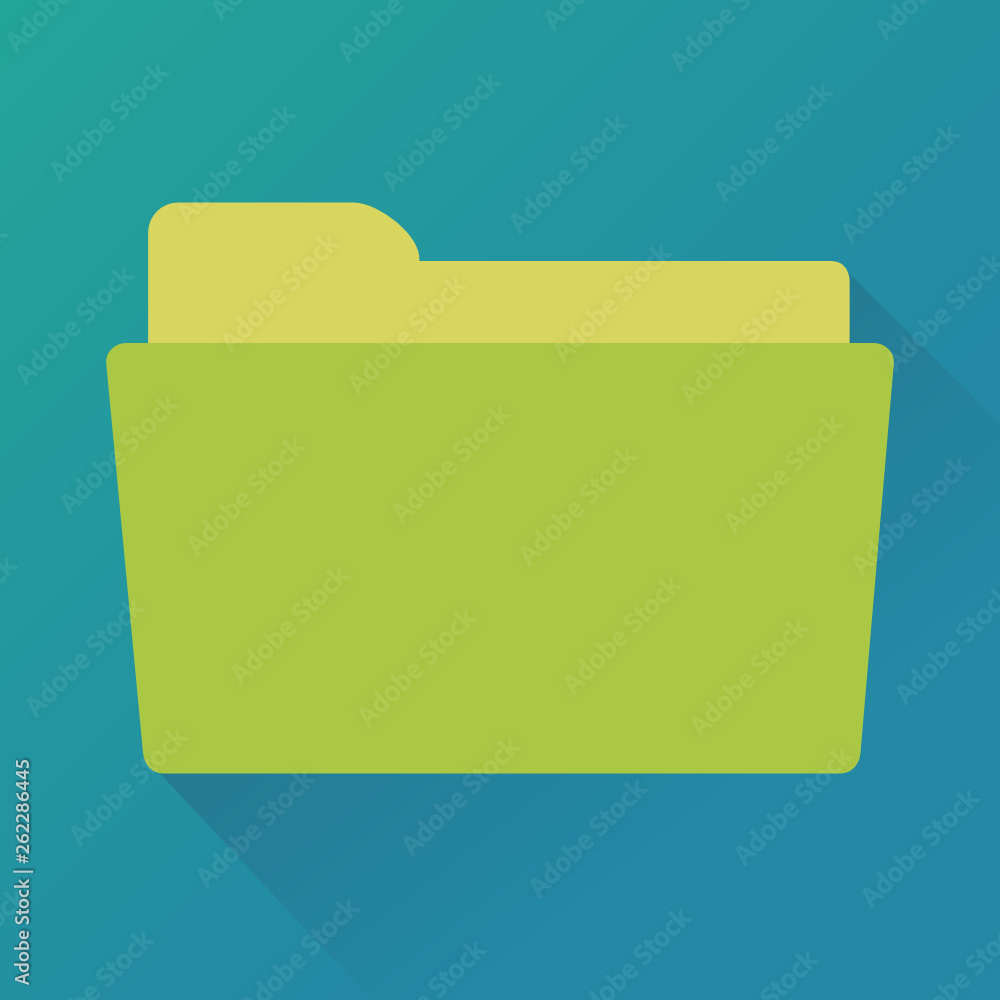Dossier ouvert (flat design) Dossier ouvert (flat design)