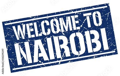 welcome to Nairobi stamp