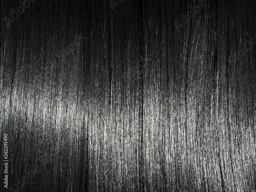 Фотография Shiny straight black hair background