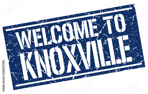 welcome to Knoxville stamp