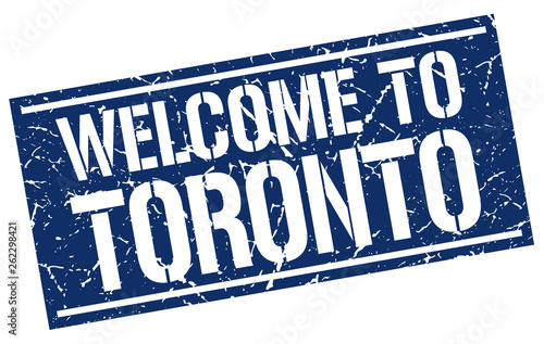 welcome to Toronto stamp