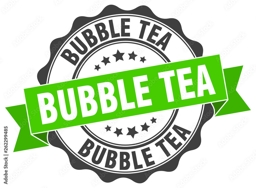 bubble tea stamp. sign. seal bubble tea stamp. sign. seal