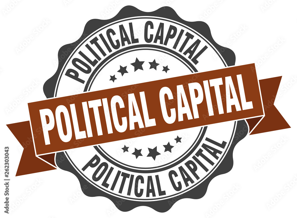 Fototapeta premium political capital stamp. sign. seal