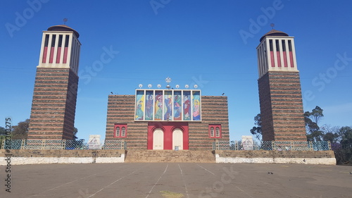 View to Enda Mariam Cathedral Asmara, Eritrea