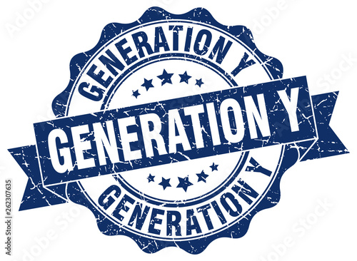 generation y stamp. sign. seal