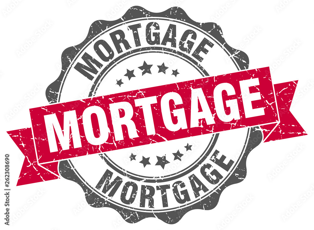 Obraz premium mortgage stamp. sign. seal