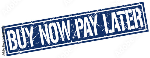 buy now pay later square grunge stamp