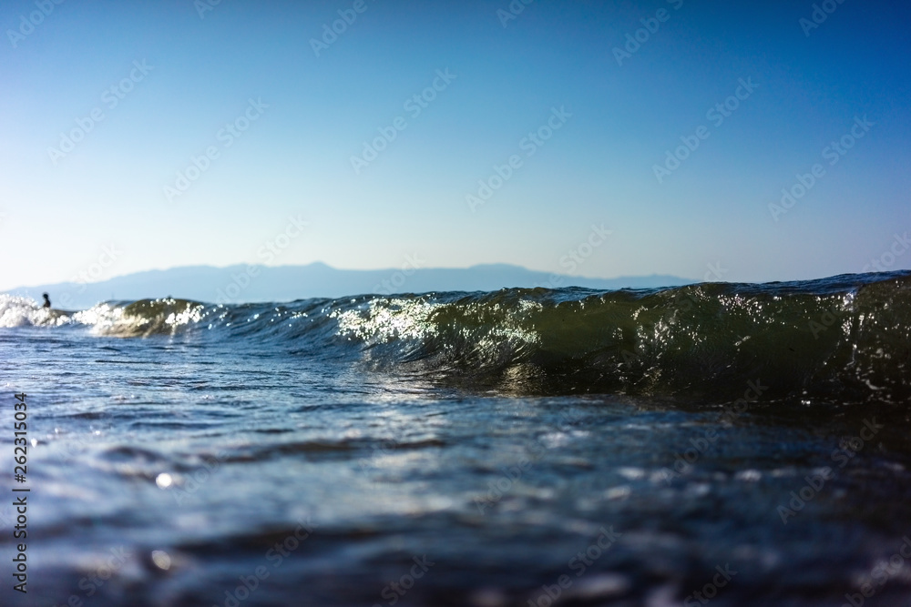 Waves on beach Waves on beach