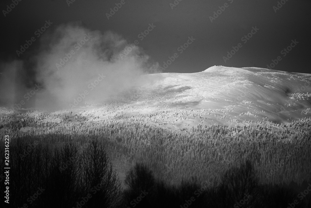 Fotografie Top of the mountain peak