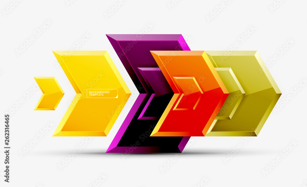 Abstract glossy techno arrows background Abstract glossy techno arrows background