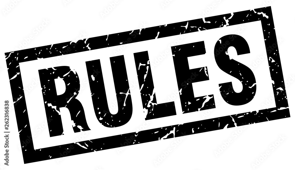 Fototapeta premium square grunge black rules stamp