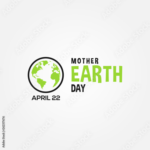 Earth Day Vector Design Template © Yeay Dsgn