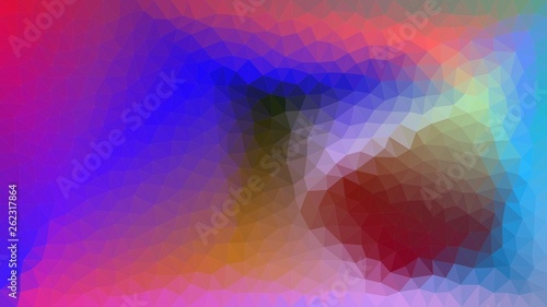 LowPoly Hintergrund, Dreiecke, Polygone, farbenfroh, abstrakte Oberfläche, moderner Hintergrund, Vektorgrafik-Illustration für Ihr Projekt