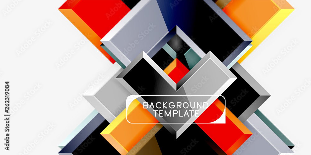 Abstract arrows composition background Abstract arrows composition background